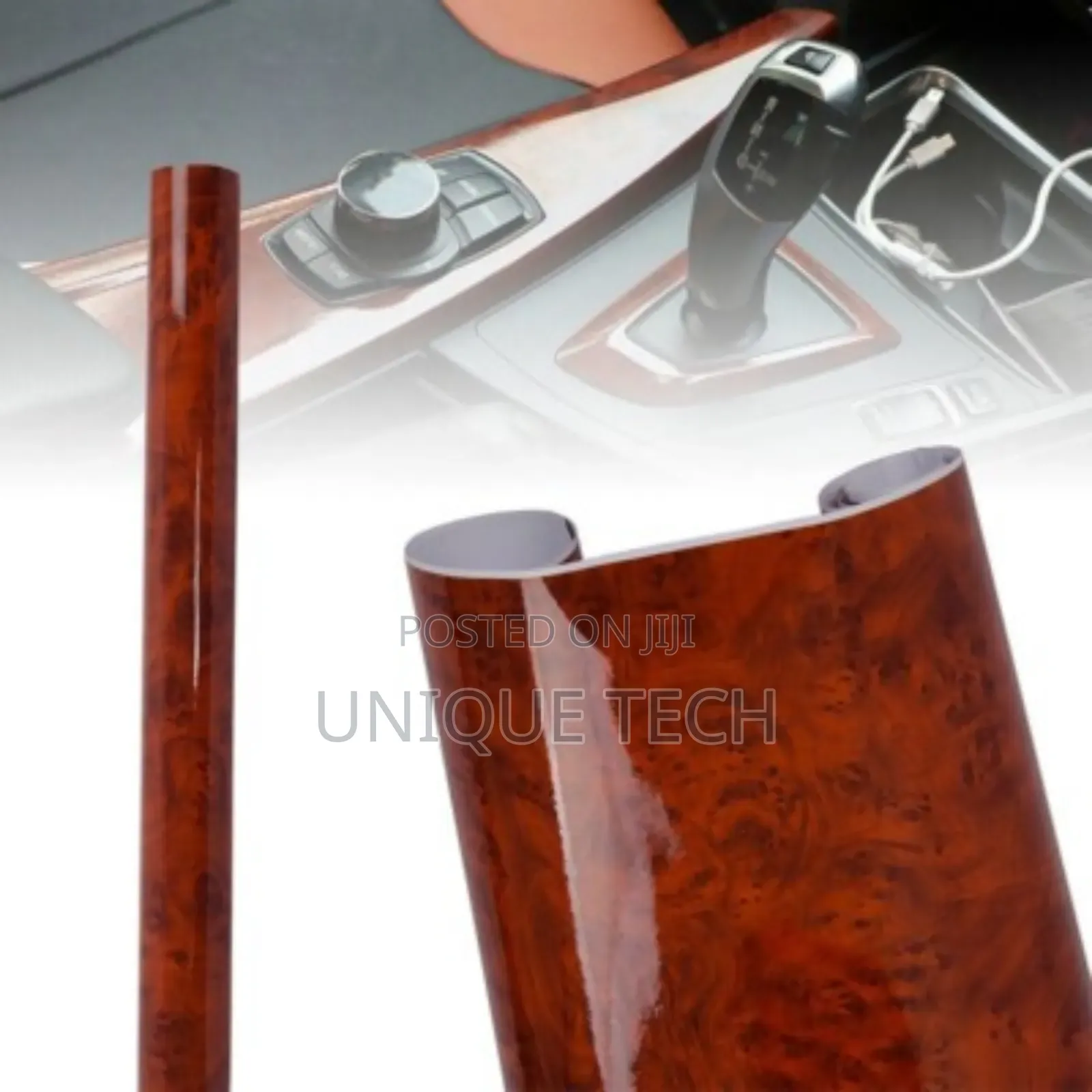 Car Vinyl Wrap Sticker 3d Wooden Design 1m×1.5m Flexible Film
