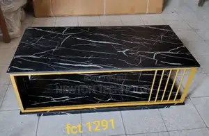 Executive Rectangular Marble Effect Coffee