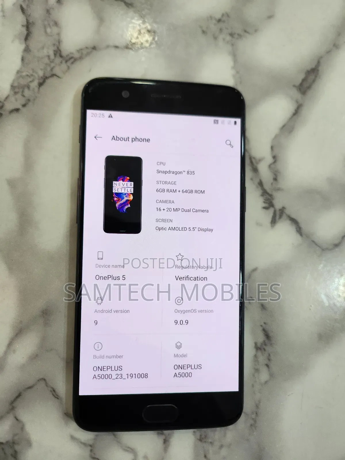 OnePlus 5 64 GB Black