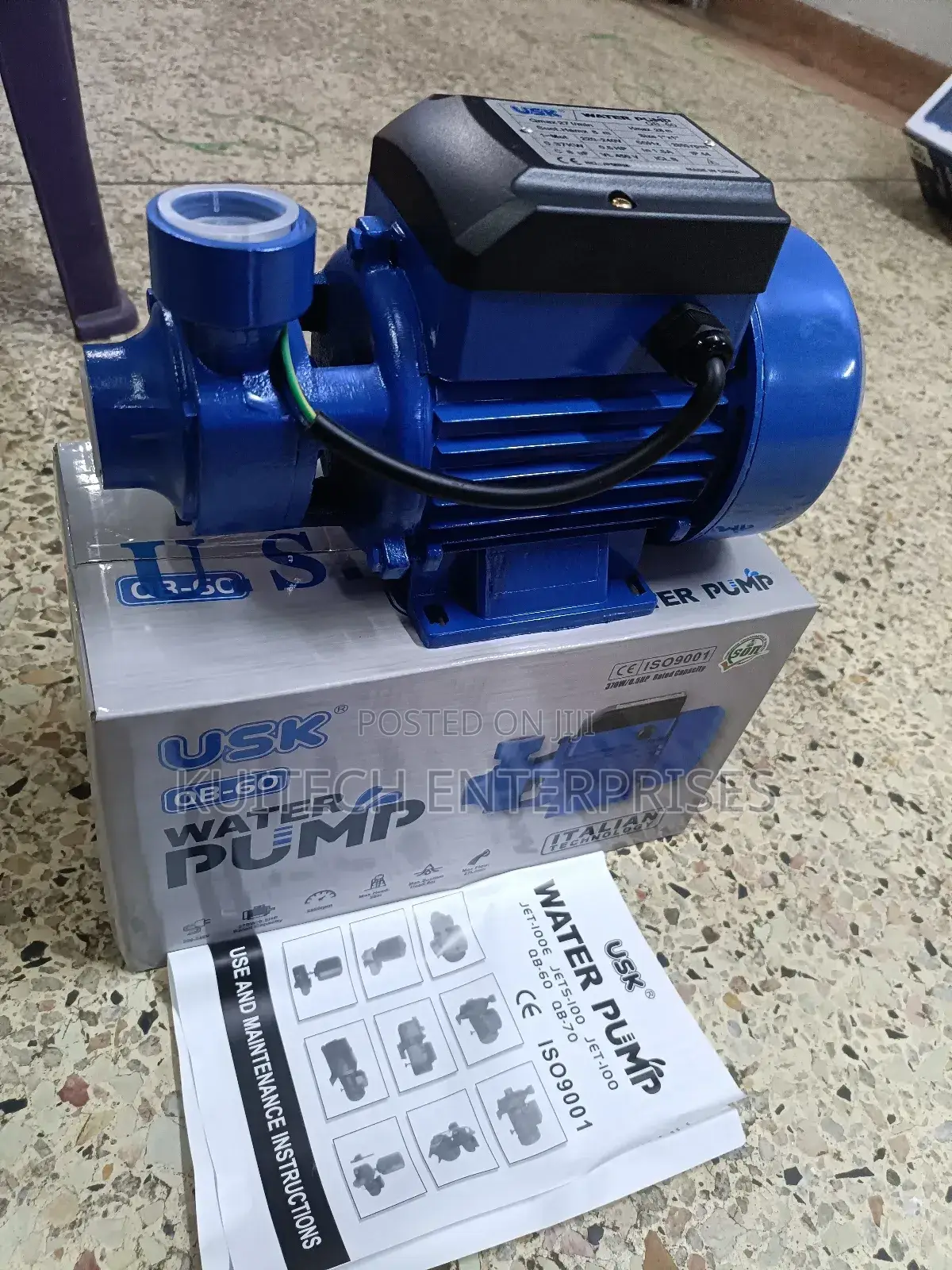 Usk Water Pump/ 0.5hp Electric Pump