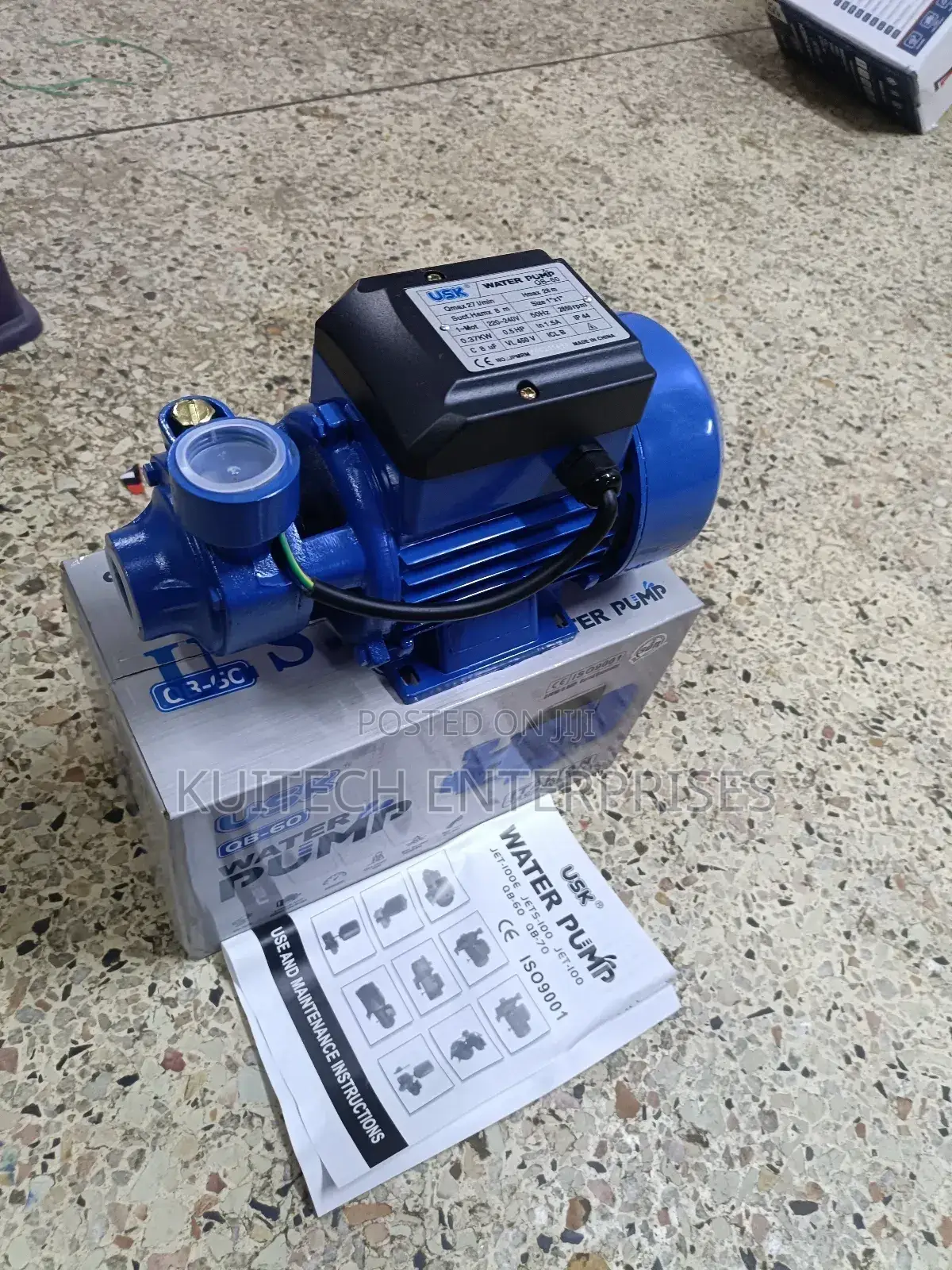 Usk Water Pump/ 0.5hp Electric Pump
