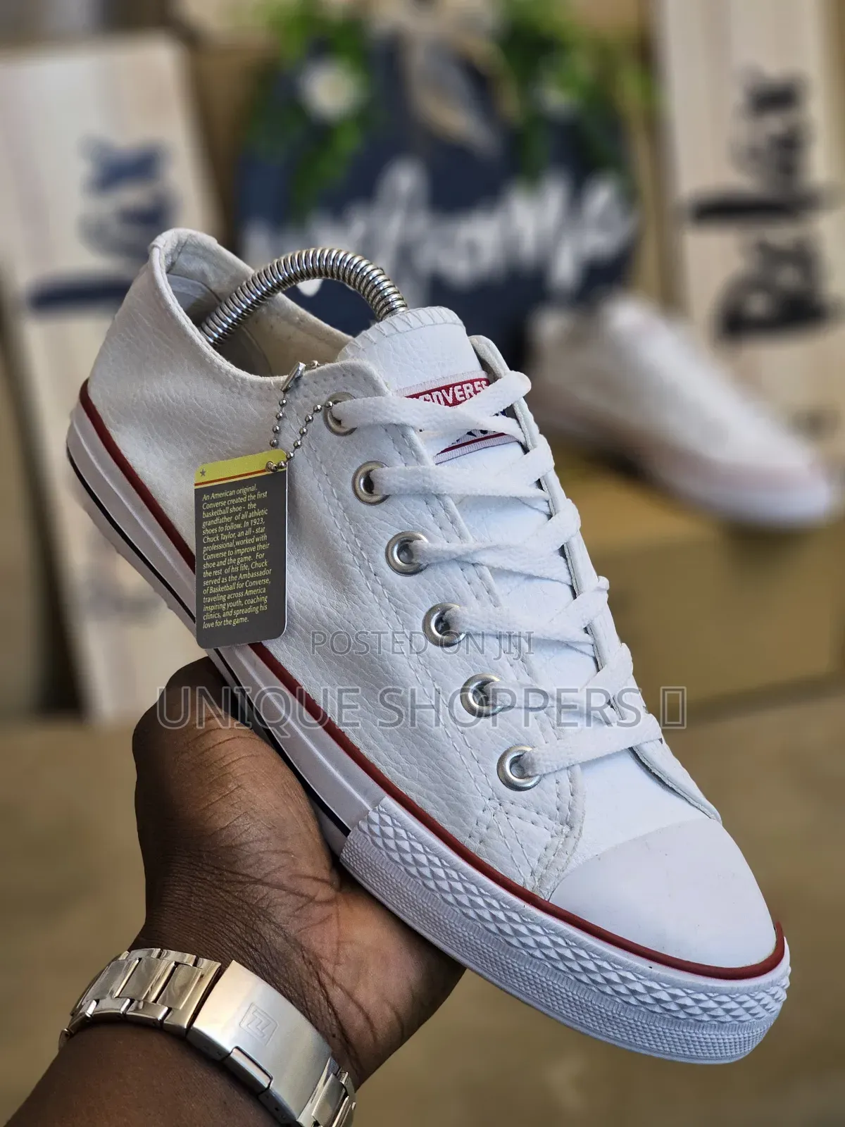 Leather Converse