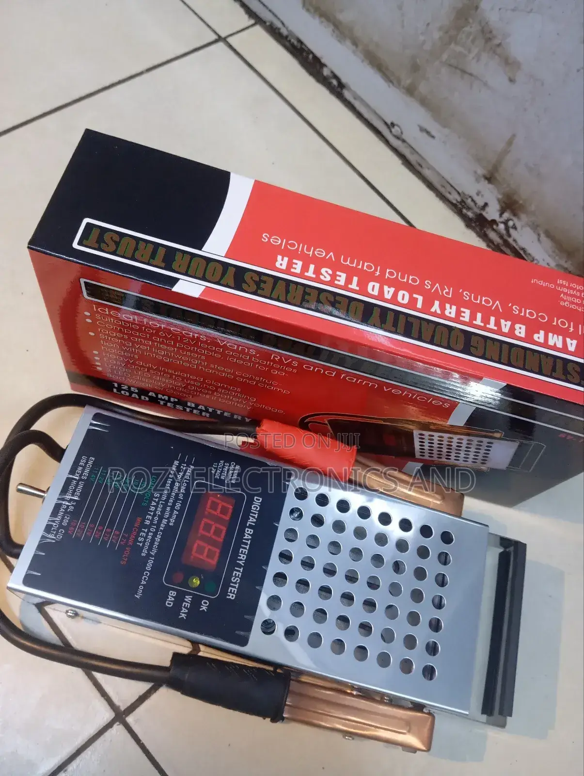 125 Amp Battery Load Tester