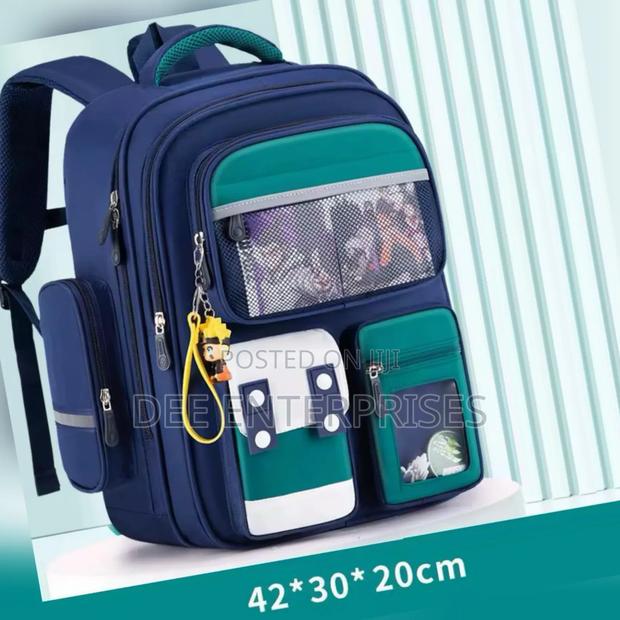 Kids School Backpack Oxford Material - thumbnail 3