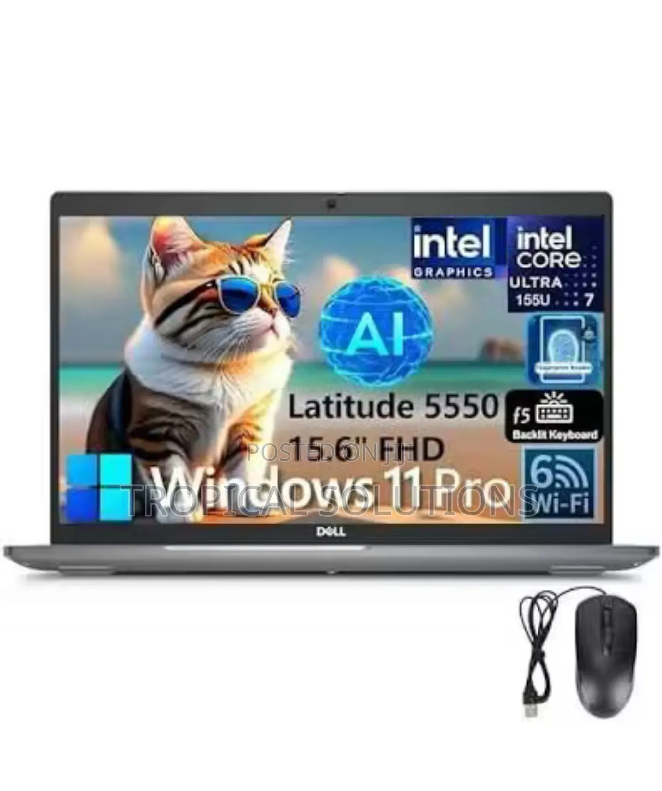 New Laptop Dell Latitude 5550 16GB Intel Core Ultra 7 SSD 512GB