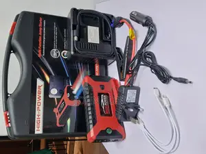 Portable Auto Jump Starter With Power Bank and Air Compressor