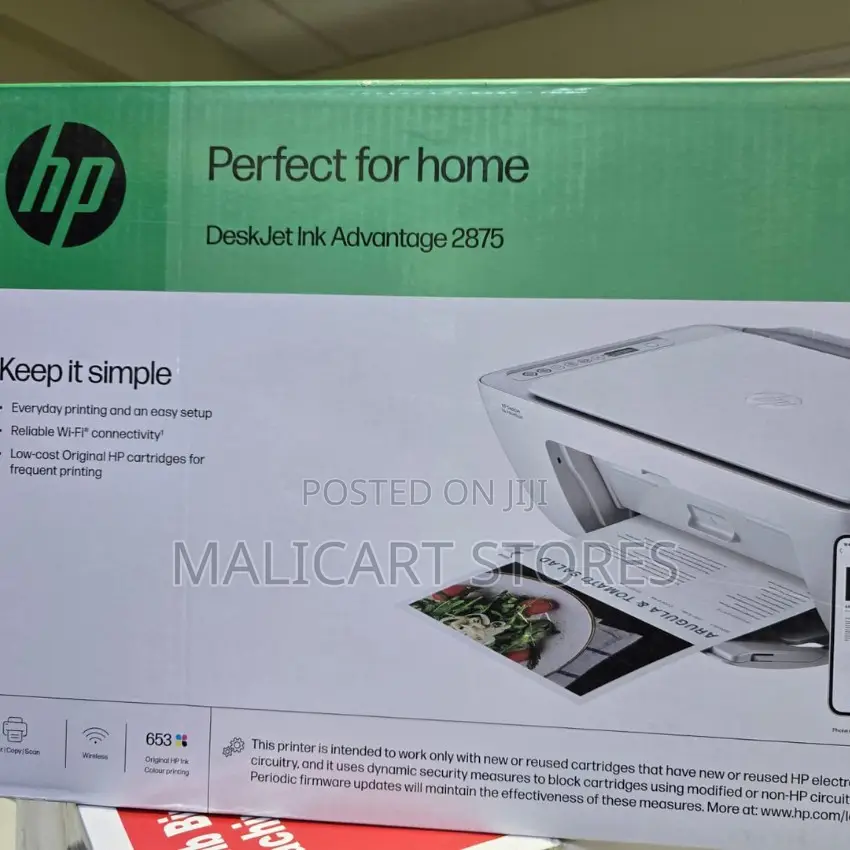 Hp Deskjet Ink Advantage 2875 All-in-One Printer