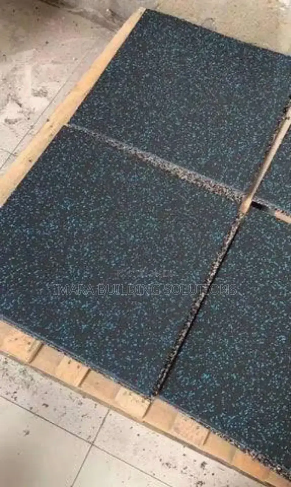 Professional Rubber Gym Flooring 1x1m, 15mm – Long-Term Durability