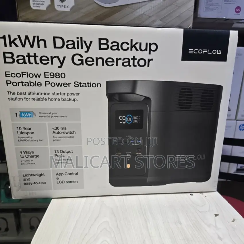 Ecoflow E980 Portable Power Station 980wh 500w