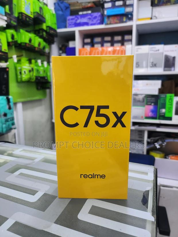 New Realme C75x 256 GB Black