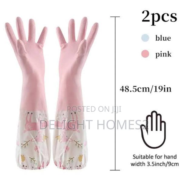 Full Arm Elbow Size Waterproof Wash Gloves_pa - thumbnail 2