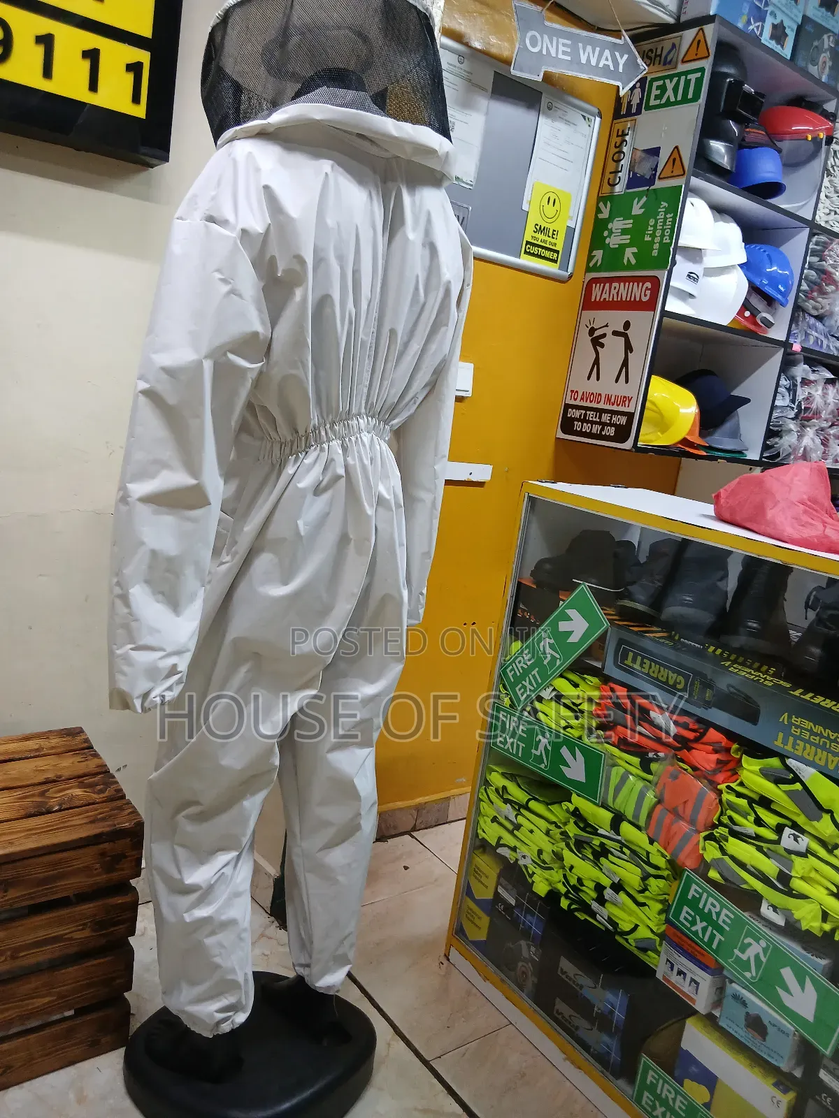 Zipped Closure Beesuit.