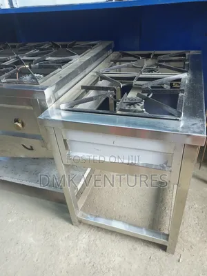 Perfect Service Stainless Steel Two Burner Gas Cooker