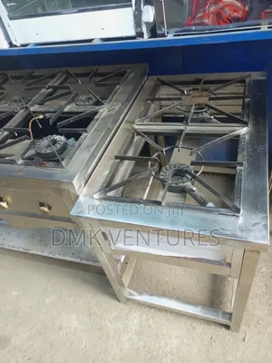 Professional Standard Stainless Steel Two Burner Gas Cooker