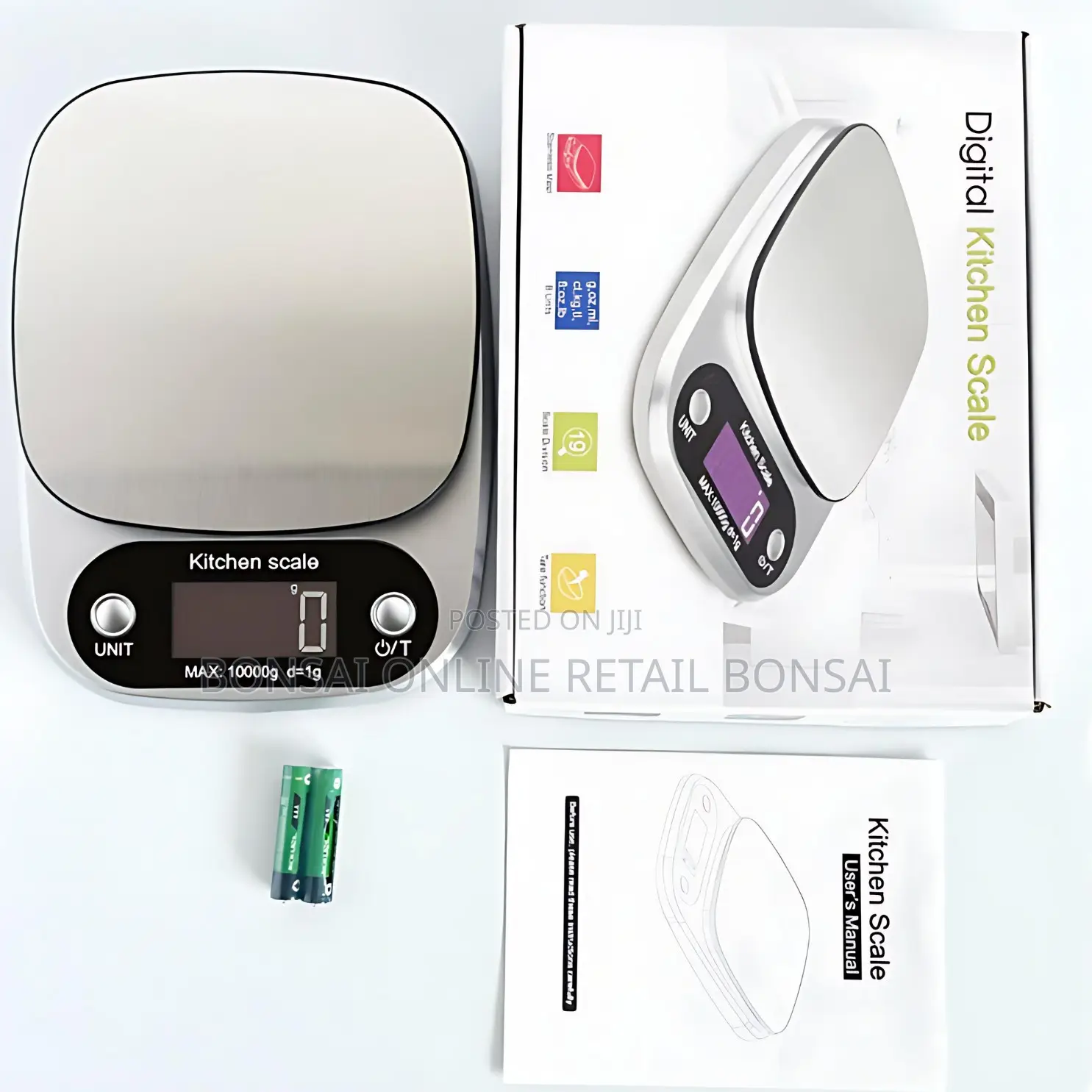 10kg Digital Kitchen Scale With LCD Display – Accurate 1g Precision
