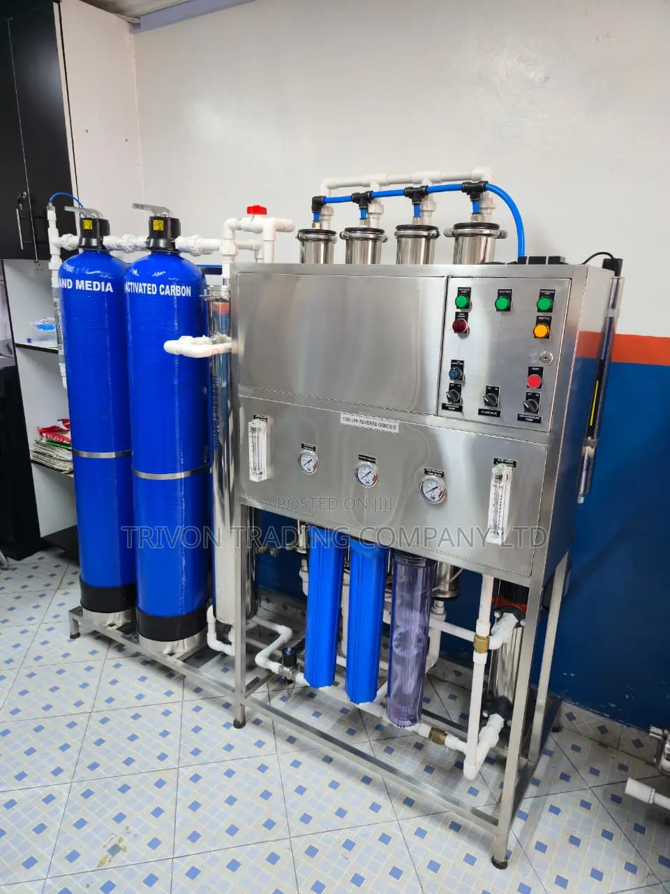 1000 LPH Reverse Osmosis (Ro) Water Purification Machine