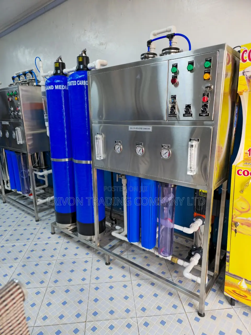 1000 LPH Reverse Osmosis (Ro) Water Purification Machine