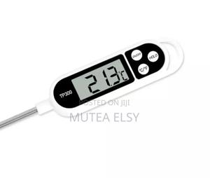 White Food Grade Digital Thermometer - main view