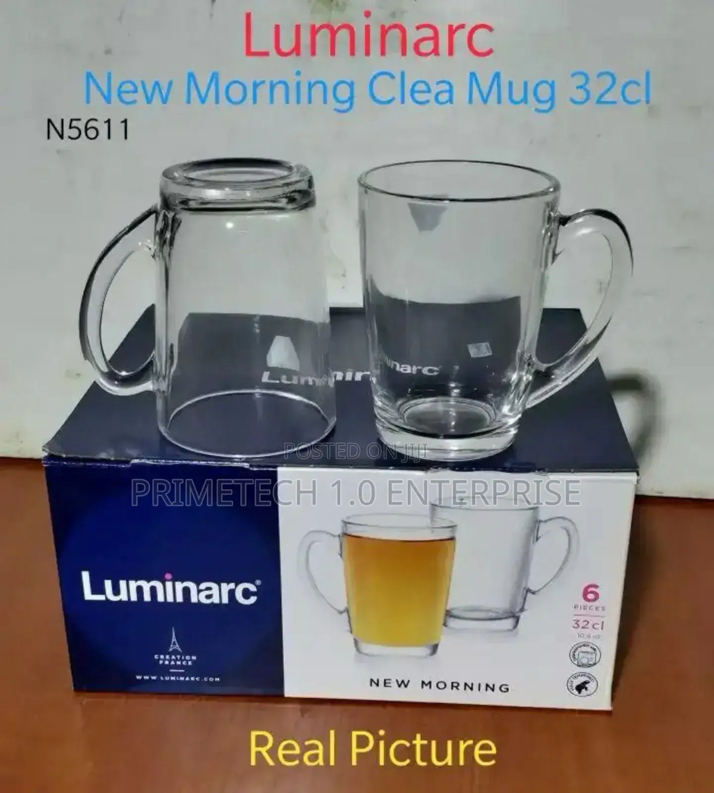 6pcs Luminarc Tea Glasses
