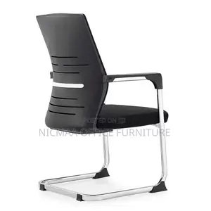 Office Seat: Strong Mesh Mid Back Chrome Visitor Seat