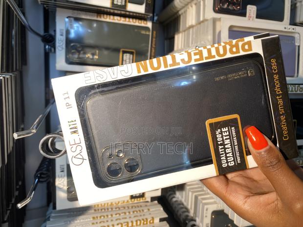 Mezaawe Leather Plating Phone Case for iPhone 11 Back Case - thumbnail 2