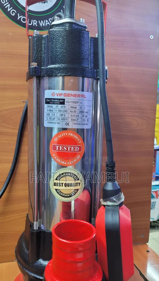 H Max 2hp 15m General Sewage Water Pump - main view