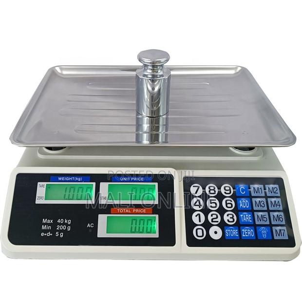 Digital Acs 40kg Weighing Scale Electronic Price Computing Scale - thumbnail 2