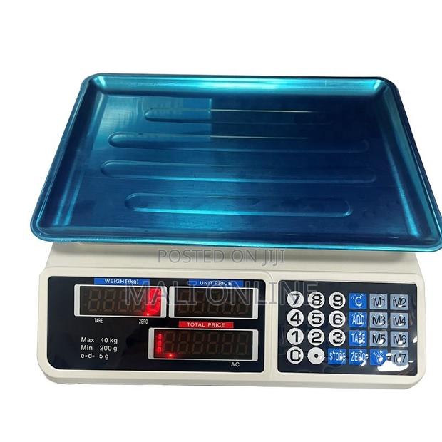 Digital Acs 40kg Weighing Scale Electronic Price Computing Scale - thumbnail 4