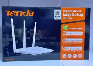 New Tenda F6 300mbps Wifi Router-4 Antennas