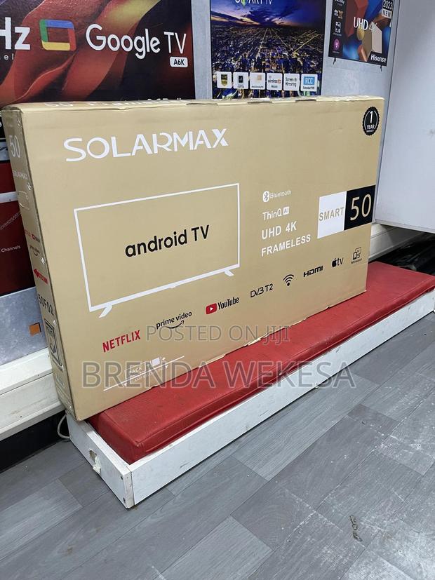 Solarmax 50-Inch Full Hd Led Smart Tv With Built-in Wi-Fi, Dolby Audio