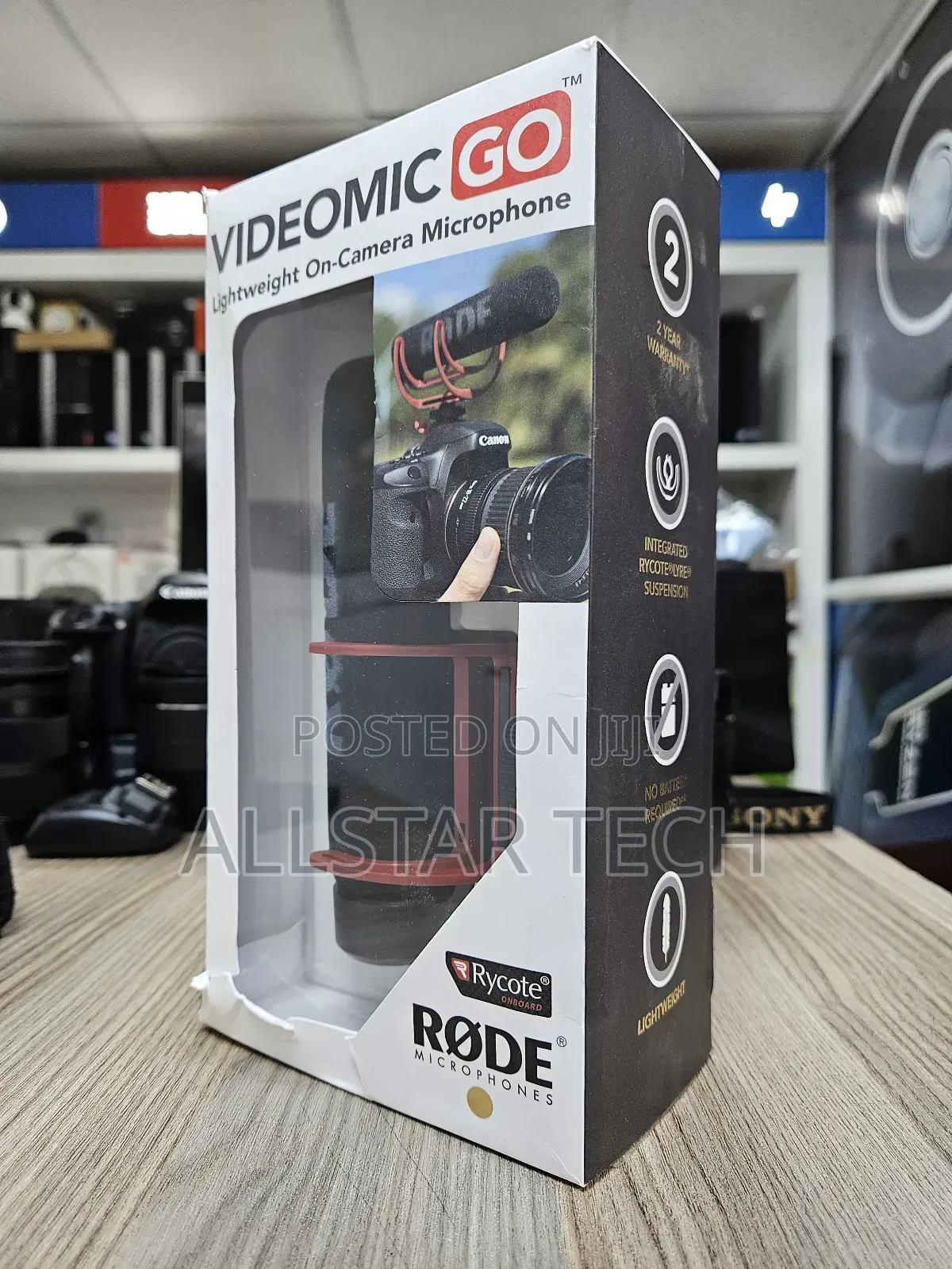 Rode Videomic Go Camera-Mount Shotgun Microphone