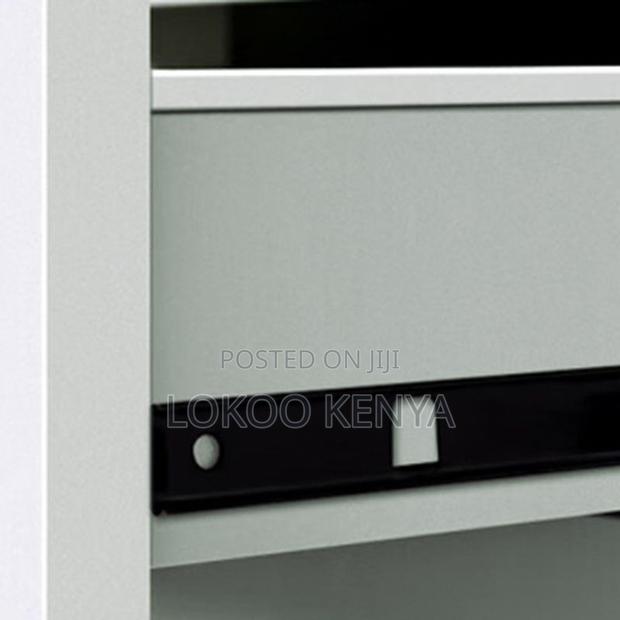 Office Cabinet : 9- Locker Alloy White Stainless Cabinet - thumbnail 3