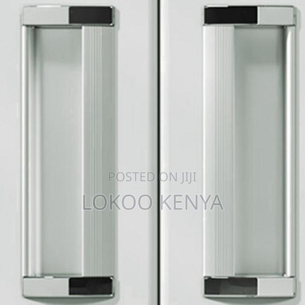 Office Cabinet : 9- Locker Alloy White Stainless Cabinet - thumbnail 5