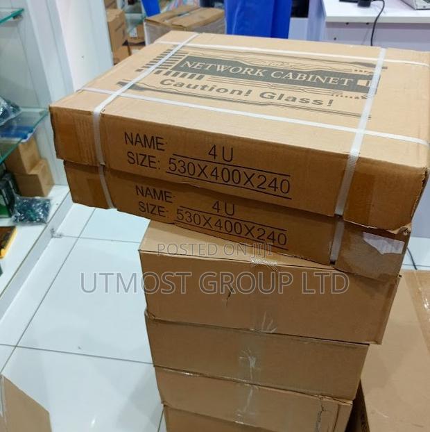 Affordable 4u Data Cabinet Entilated Panels and Fan Option Support - main view