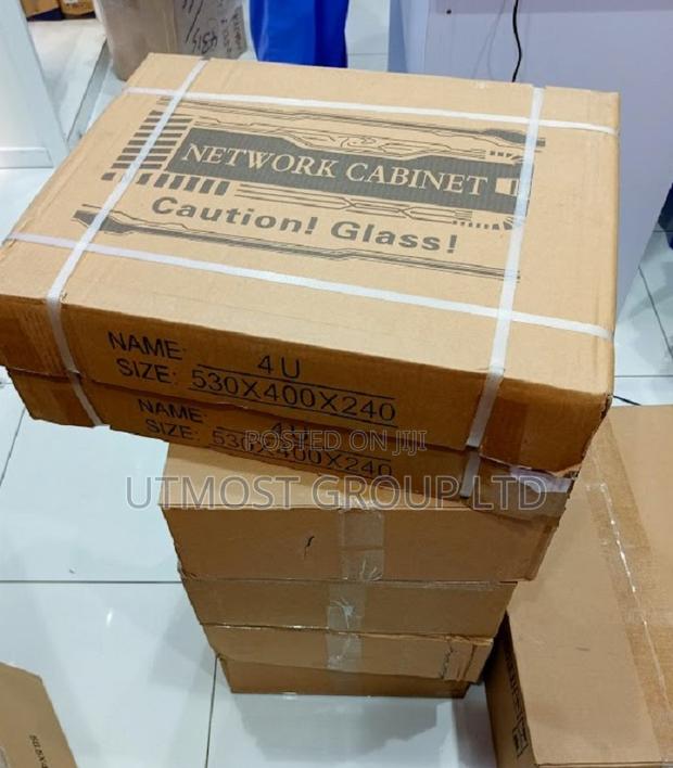 Brand New 4 U Cabinet Deep Data Cabinet Reversible Front Door - main view