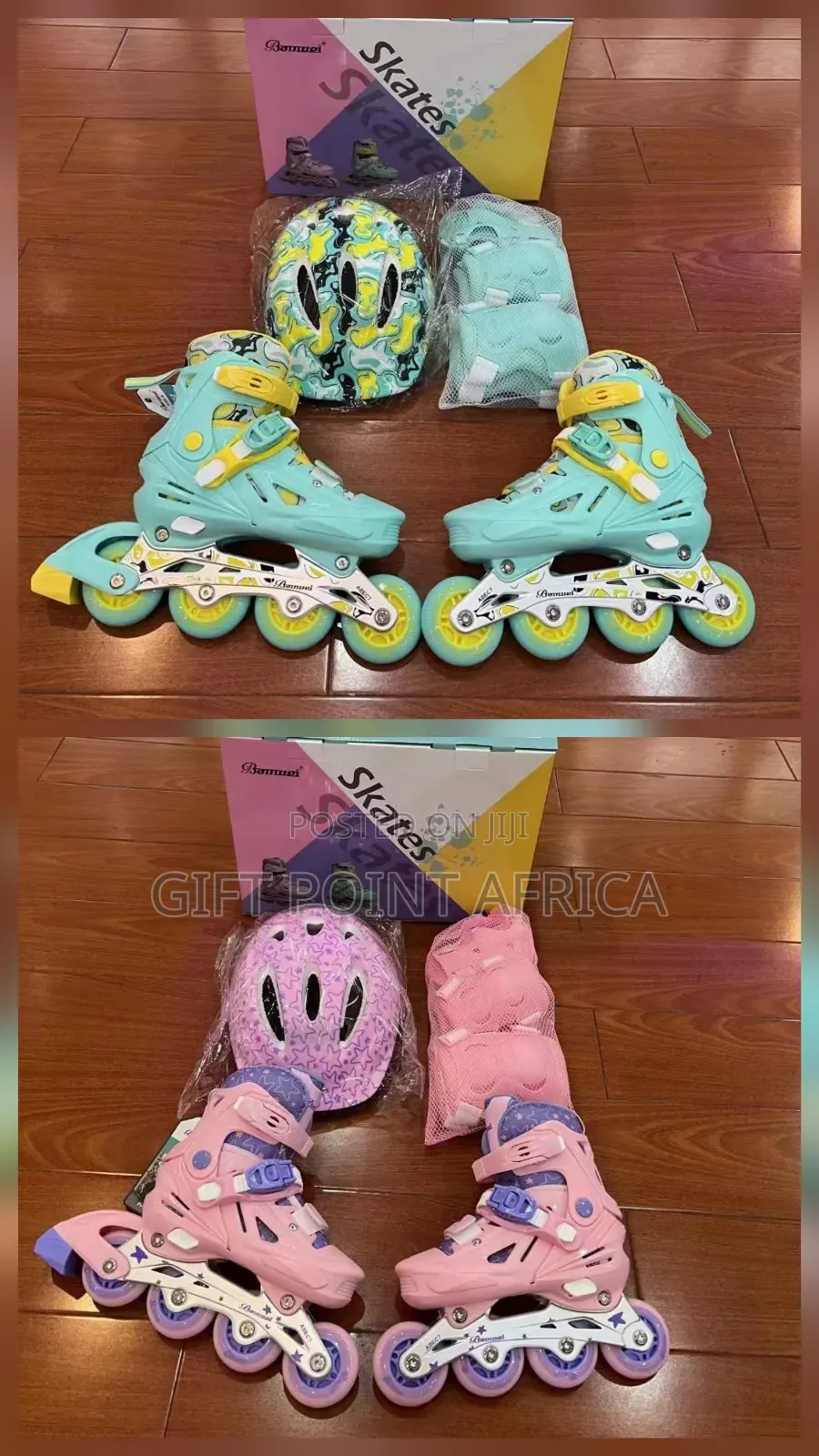 Adjustable Set Hard Boots Roller Skates ( Professional Skates)