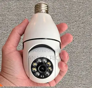 Night Vision,Bulb Camera-Camera Bulb 1080p PTZ 360 Degree