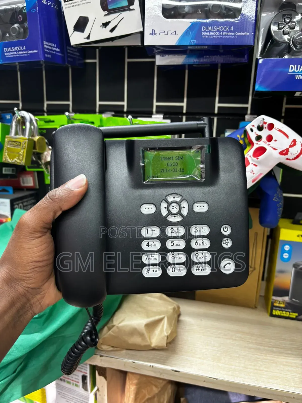 Single Sim Cordless Wireless Telephone Suitable for Home Office Use.