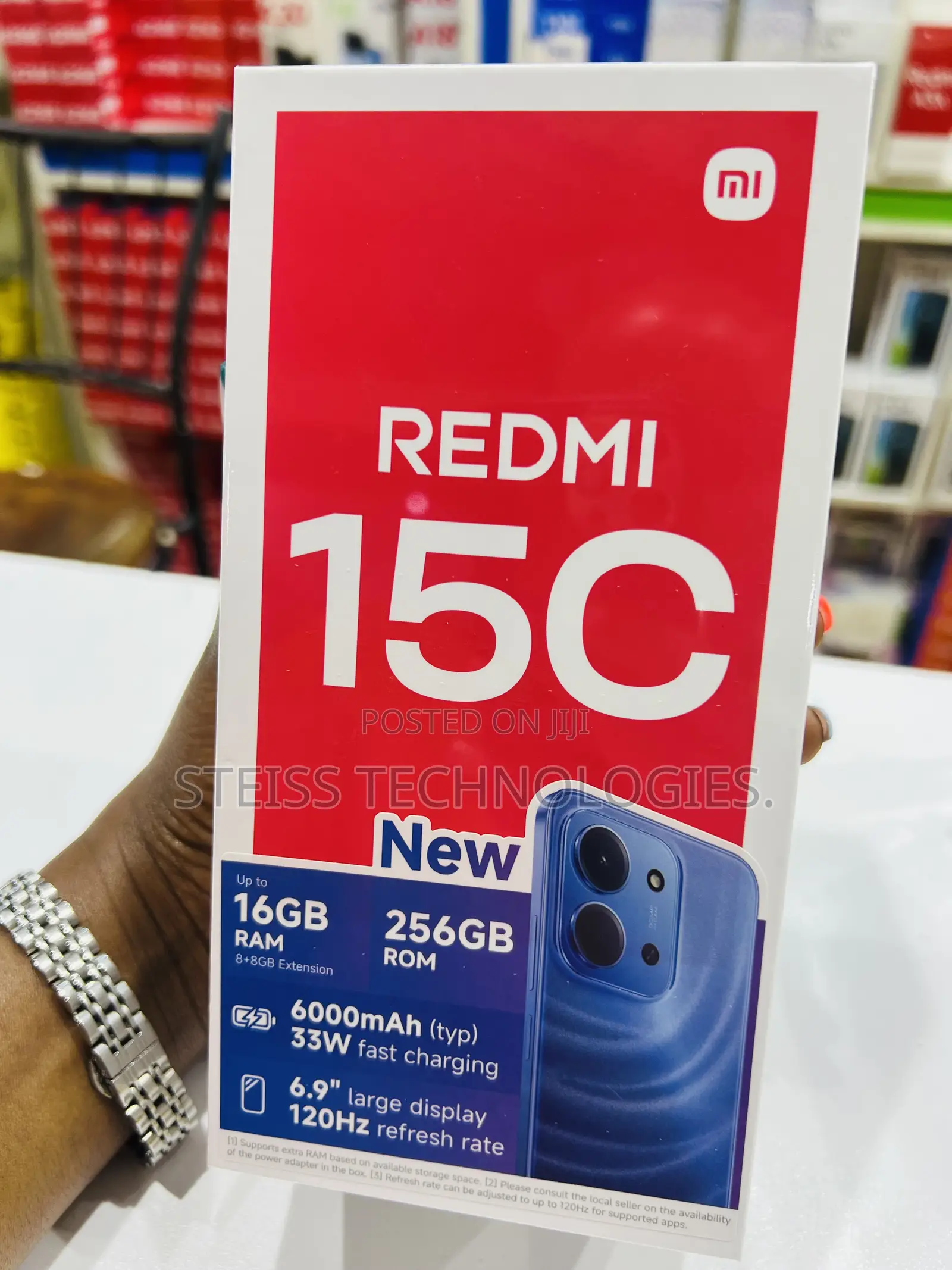 New Xiaomi Redmi 15C 4G 256 GB Blue
