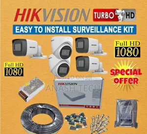 Quality 6 CCTV Cameras Complete System Kit
