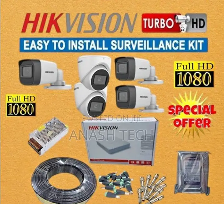 Quality 6 CCTV Cameras Complete System Kit