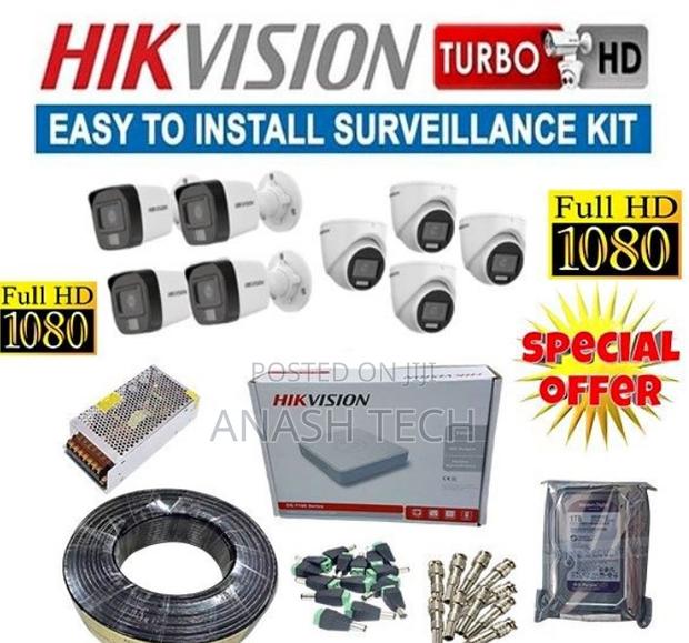 Android Support 8 Hikvision (1080p) CCTV Cameras Full Kit - main view