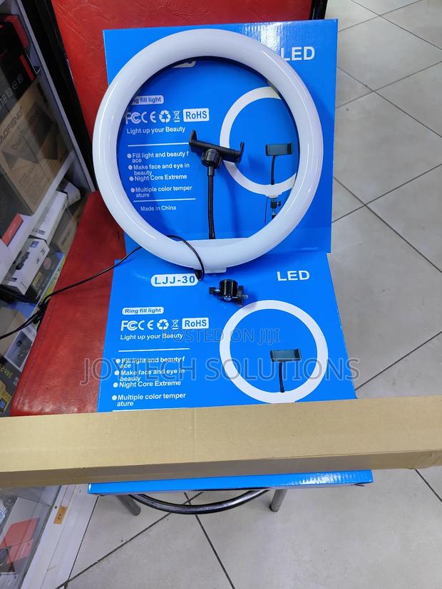 LJJ -30 Ring Fill Light Ringlight With 2.1 Tripod Stand , 3 Modes - thumbnail 2