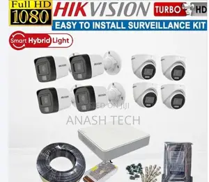 Android 8 Hikvision (1080p) CCTV Cameras Full Kit