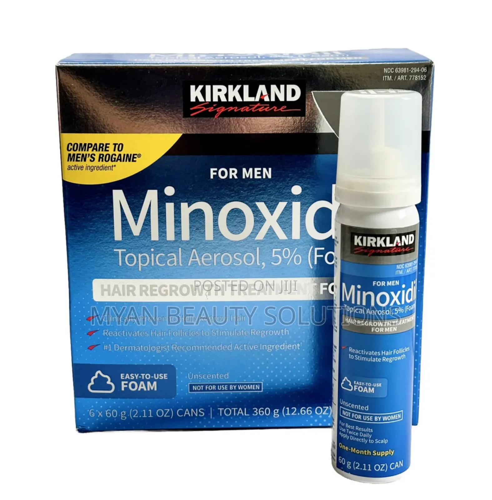 Minoxidil Topical Aerosol 5% Foam