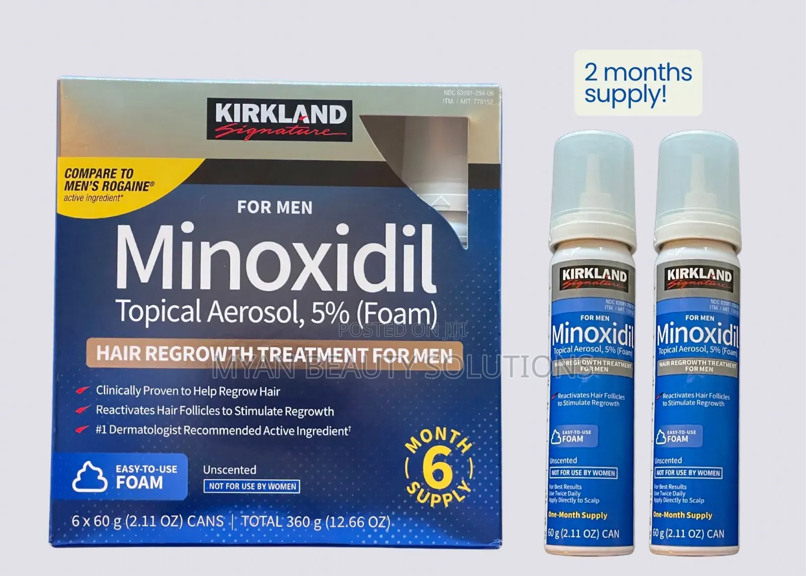 Minoxidil Topical Aerosol 5% Foam