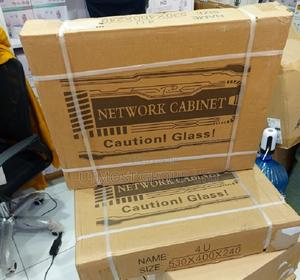 4u -Network Data Cabinetwith Removable Side Panels a Glass Front Door - thumbnail 2