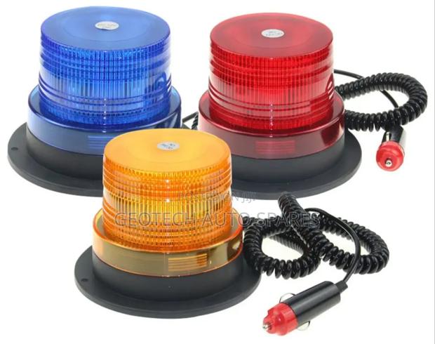 Amber Emergency Warning Lights - main view