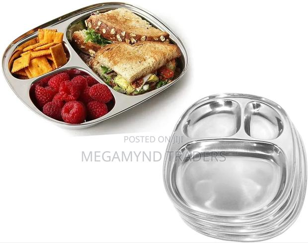6pc Stainless Steel Partition Plates - thumbnail 2