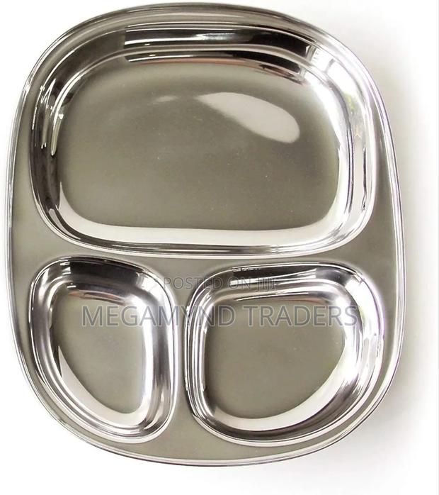6pc Stainless Steel Partition Plates - thumbnail 6